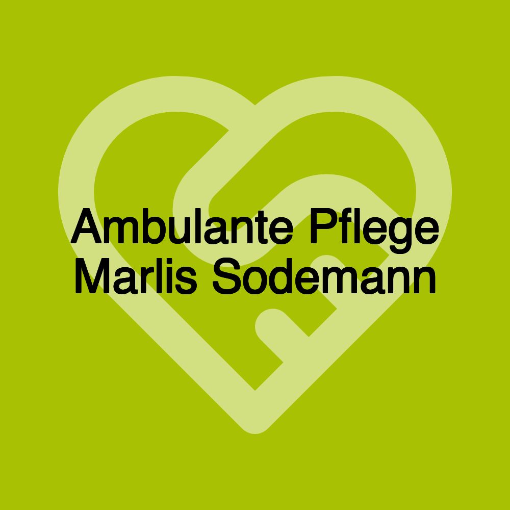 Ambulante Pflege Marlis Sodemann