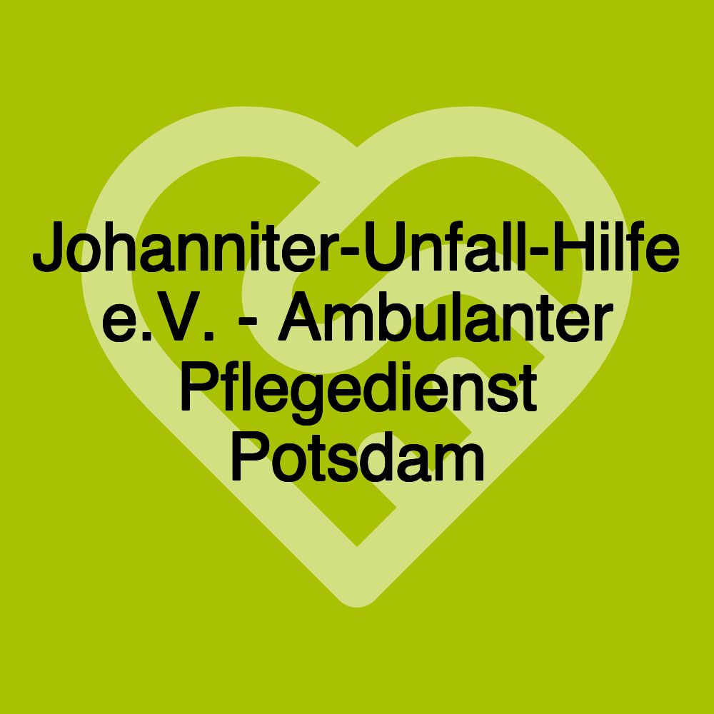 Johanniter-Unfall-Hilfe e.V. - Ambulanter Pflegedienst Potsdam