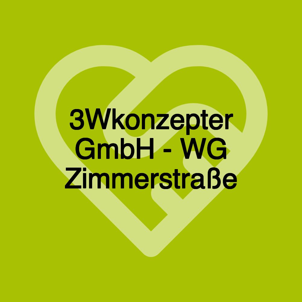 3Wkonzepter GmbH - WG Zimmerstraße