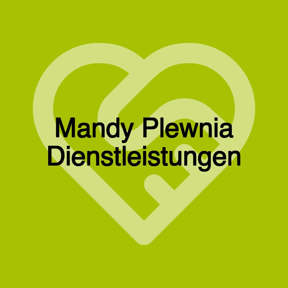 Mandy Plewnia Dienstleistungen