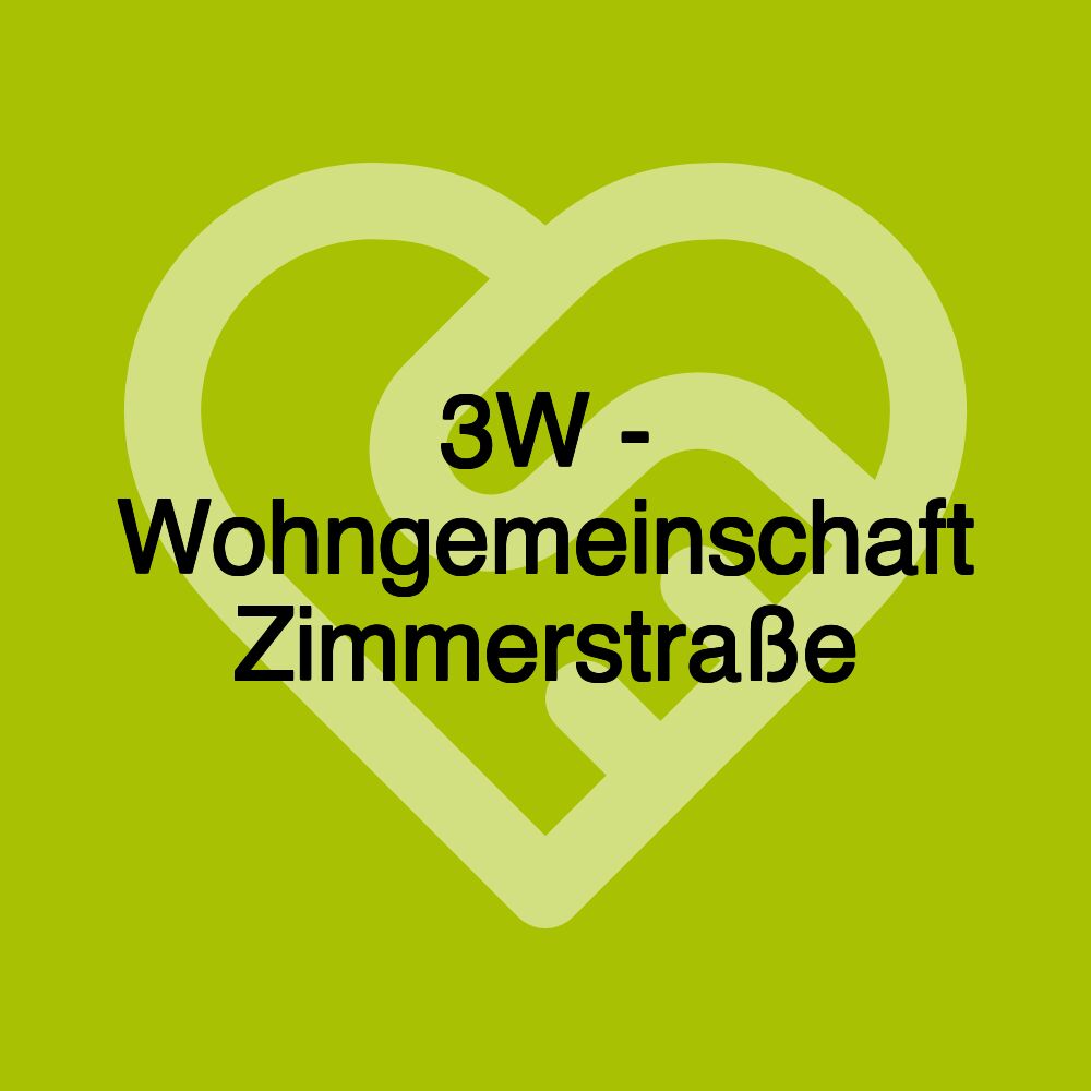 3W - Wohngemeinschaft Zimmerstraße