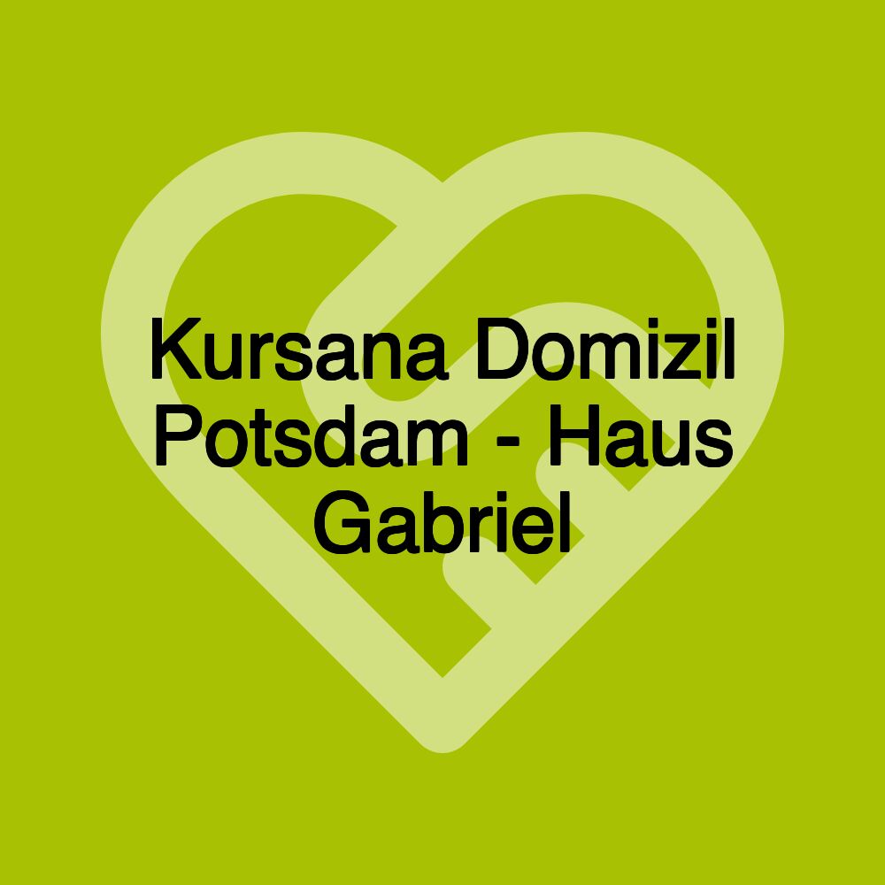 Kursana Domizil Potsdam - Haus Gabriel