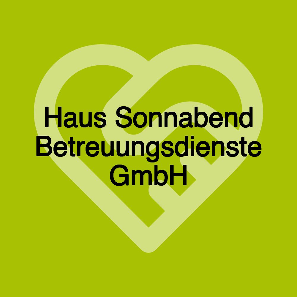 Haus Sonnabend Betreuungsdienste GmbH