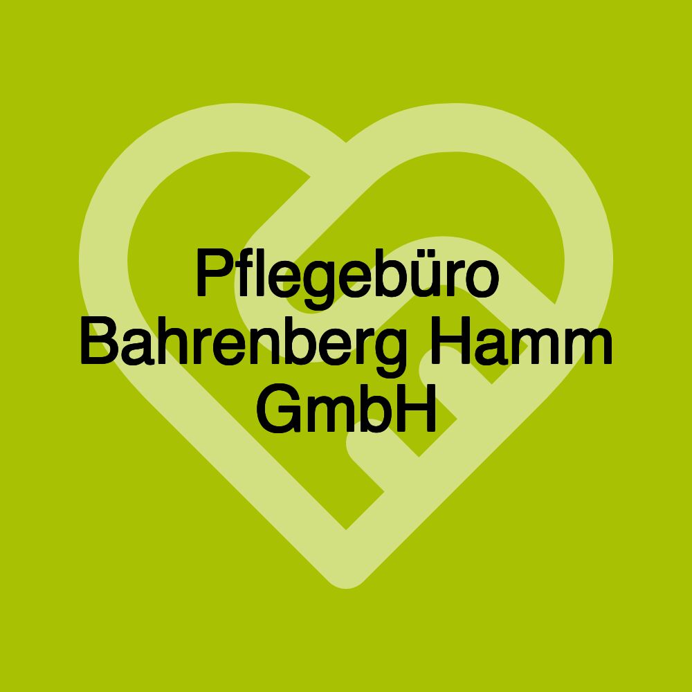 Pflegebüro Bahrenberg Hamm GmbH