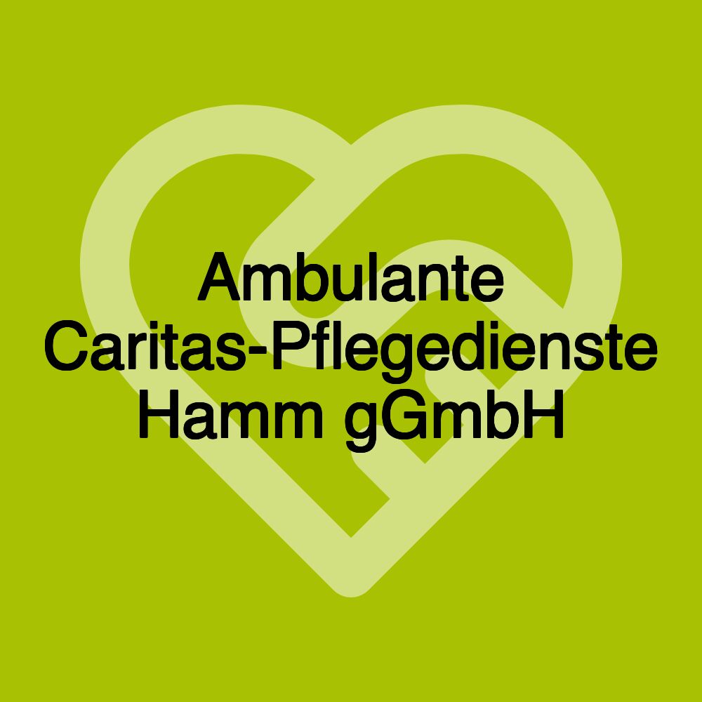 Ambulante Caritas-Pflegedienste Hamm gGmbH