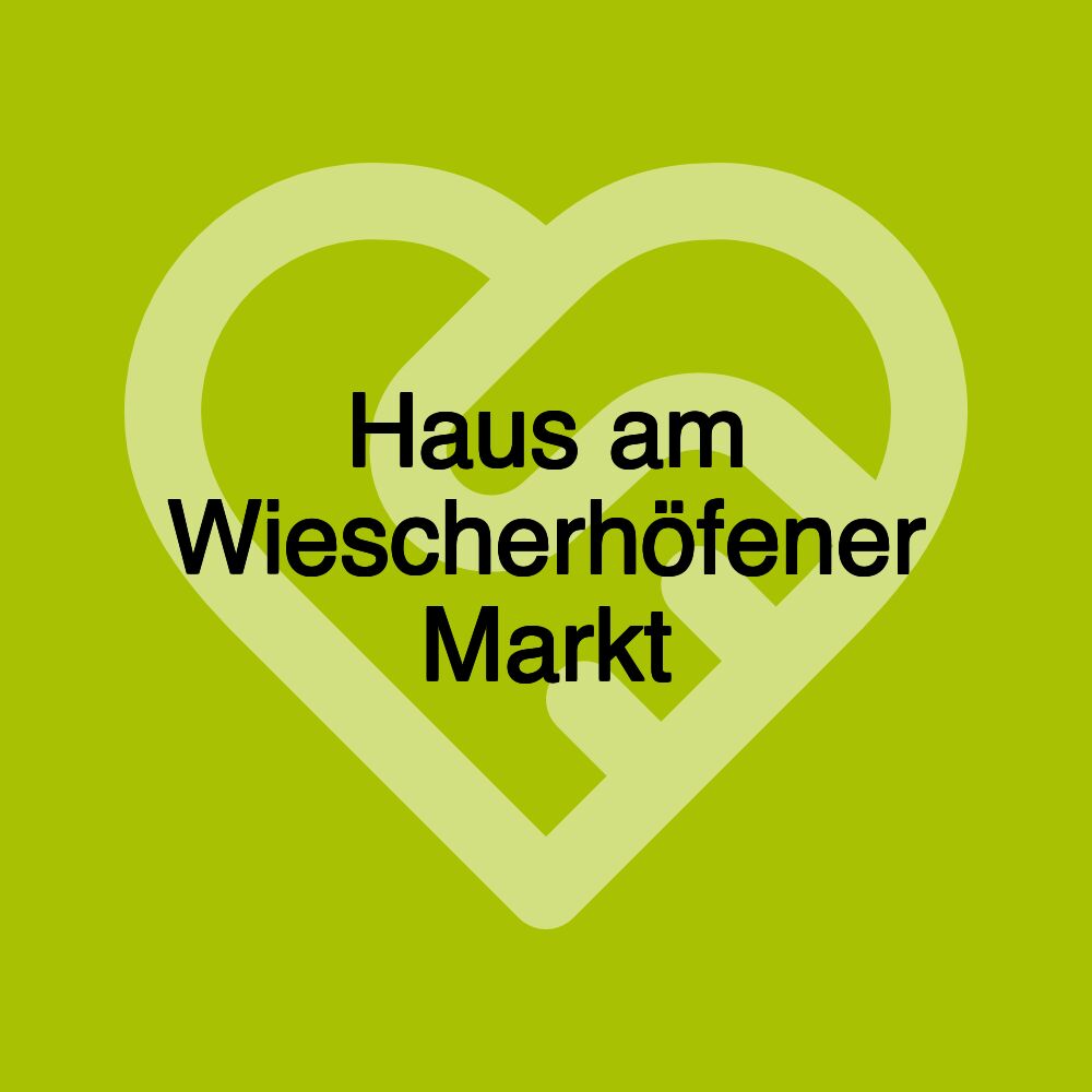 Haus am Wiescherhöfener Markt