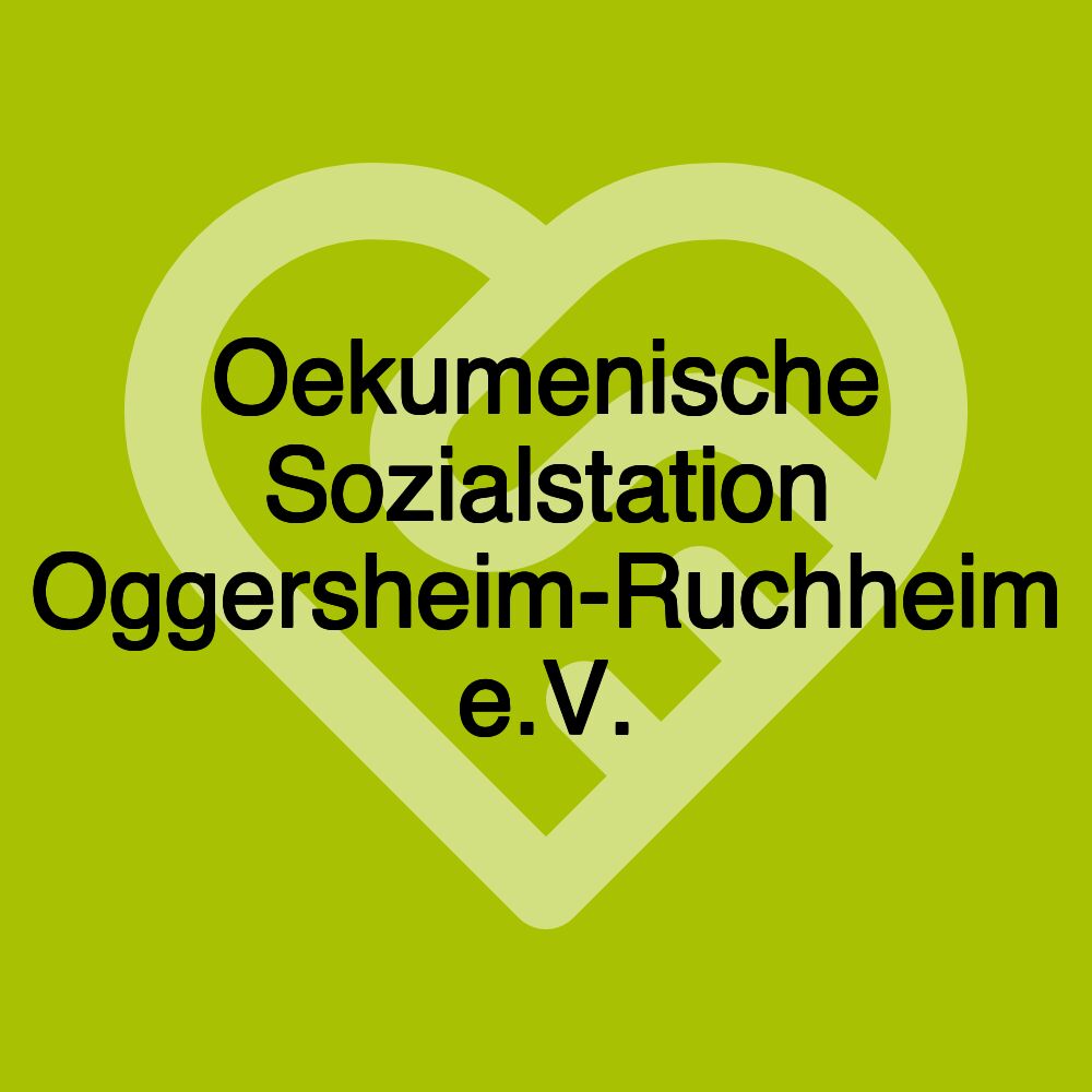 Oekumenische Sozialstation Oggersheim-Ruchheim e.V.