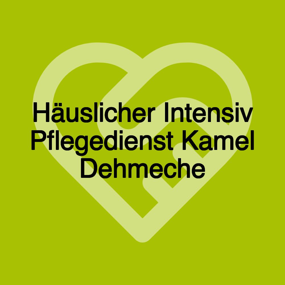 Häuslicher Intensiv Pflegedienst Kamel Dehmeche