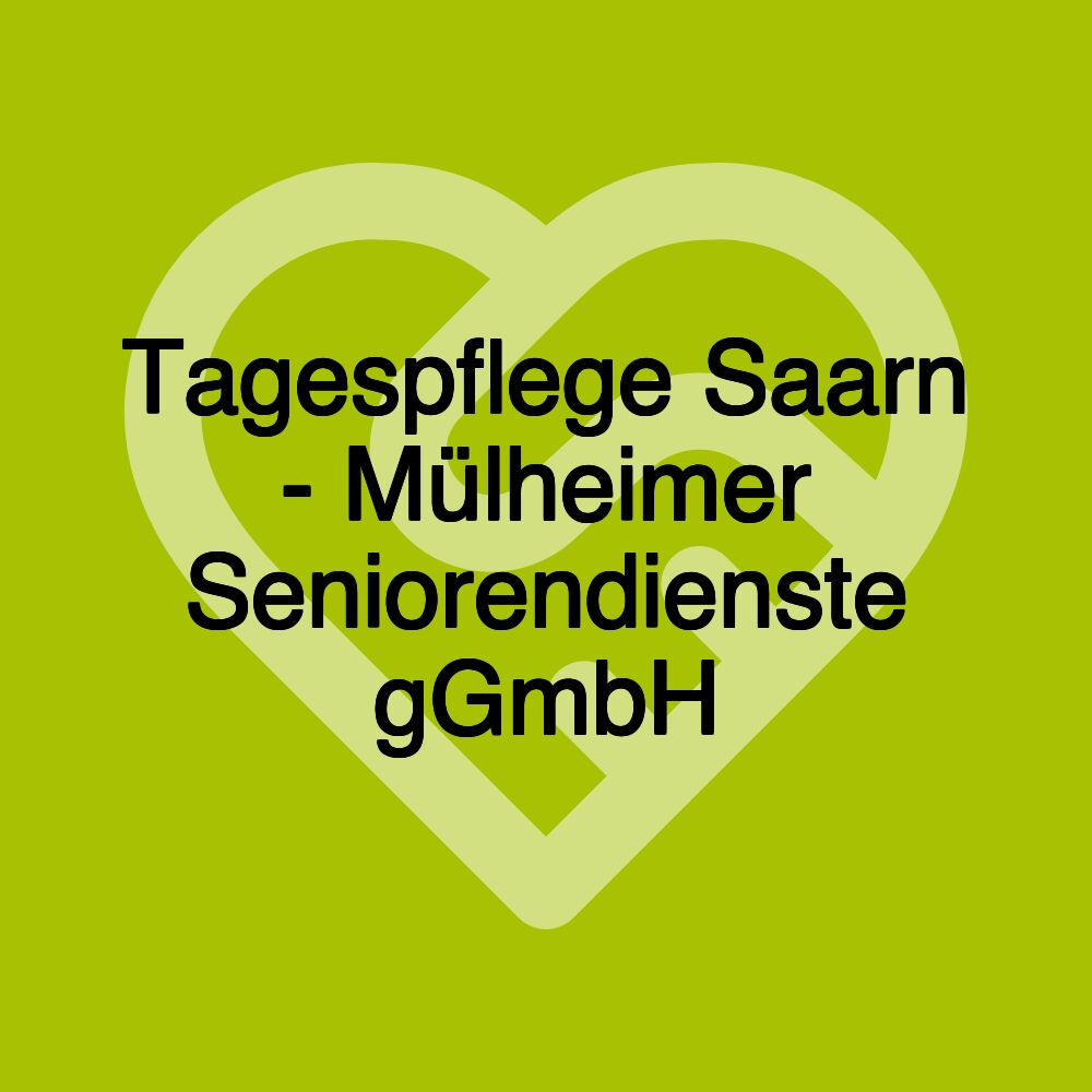 Tagespflege Saarn - Mülheimer Seniorendienste gGmbH