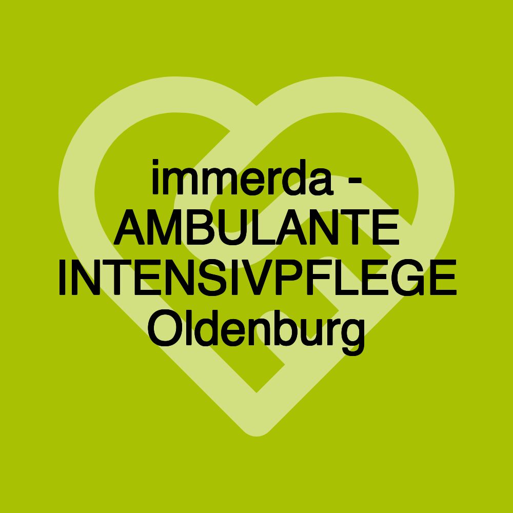 immerda - AMBULANTE INTENSIVPFLEGE Oldenburg