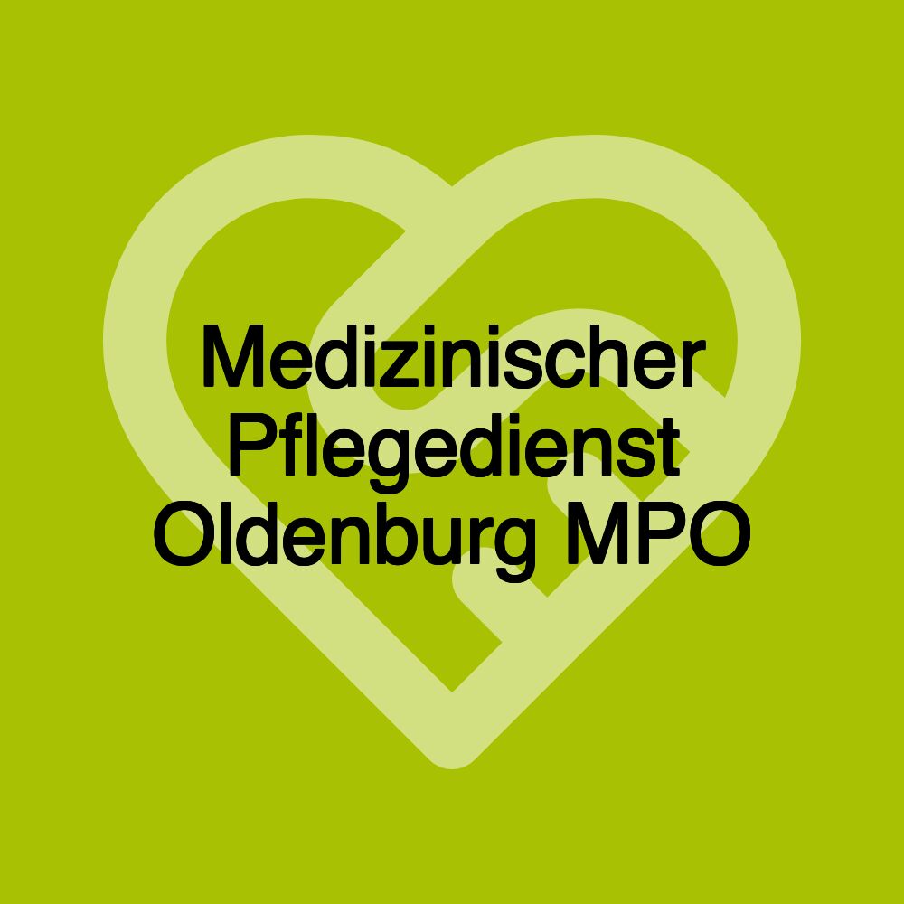 Medizinischer Pflegedienst Oldenburg MPO