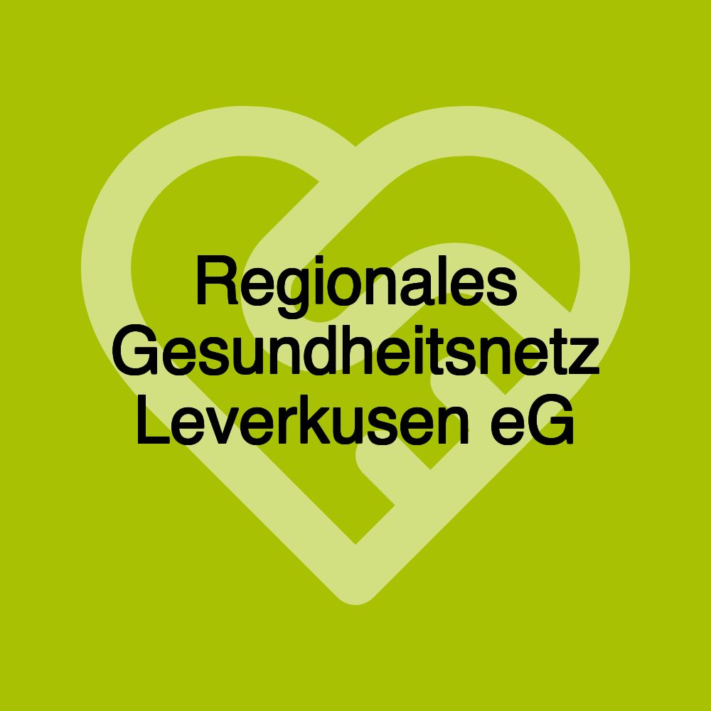 Regionales Gesundheitsnetz Leverkusen eG