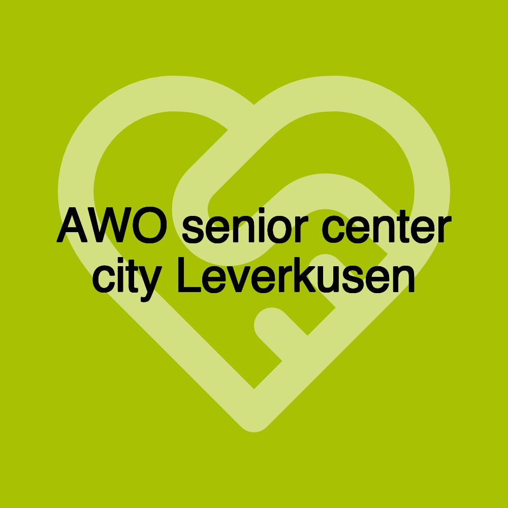 AWO senior center city Leverkusen