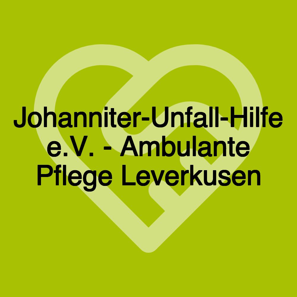 Johanniter-Unfall-Hilfe e.V. - Ambulante Pflege Leverkusen