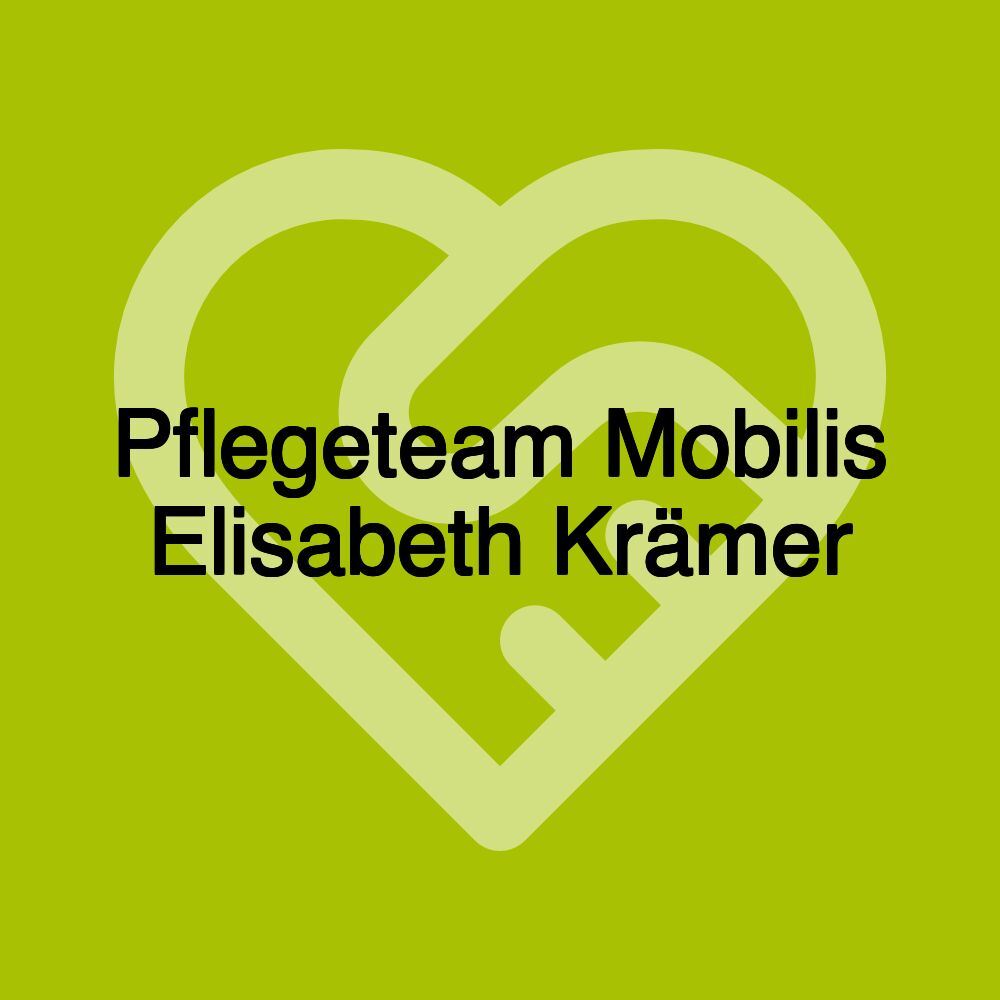 Pflegeteam Mobilis Elisabeth Krämer