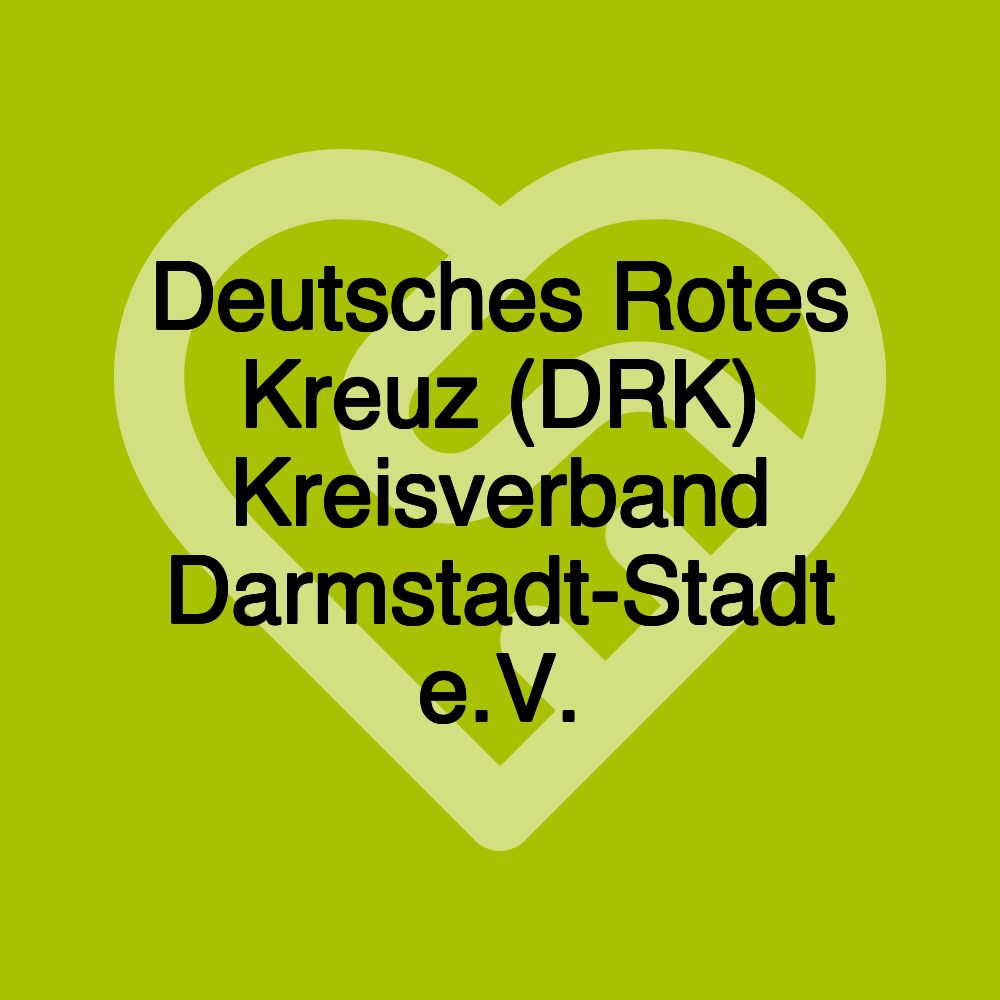 Deutsches Rotes Kreuz (DRK) Kreisverband Darmstadt-Stadt e.V.