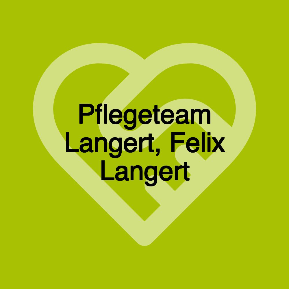 Pflegeteam Langert, Felix Langert