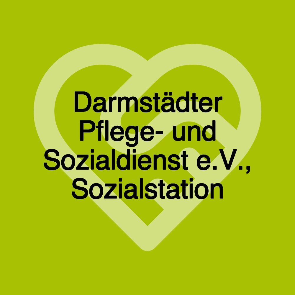 Darmstädter Pflege- und Sozialdienst e.V., Sozialstation