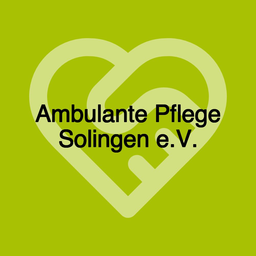 Ambulante Pflege Solingen e.V.