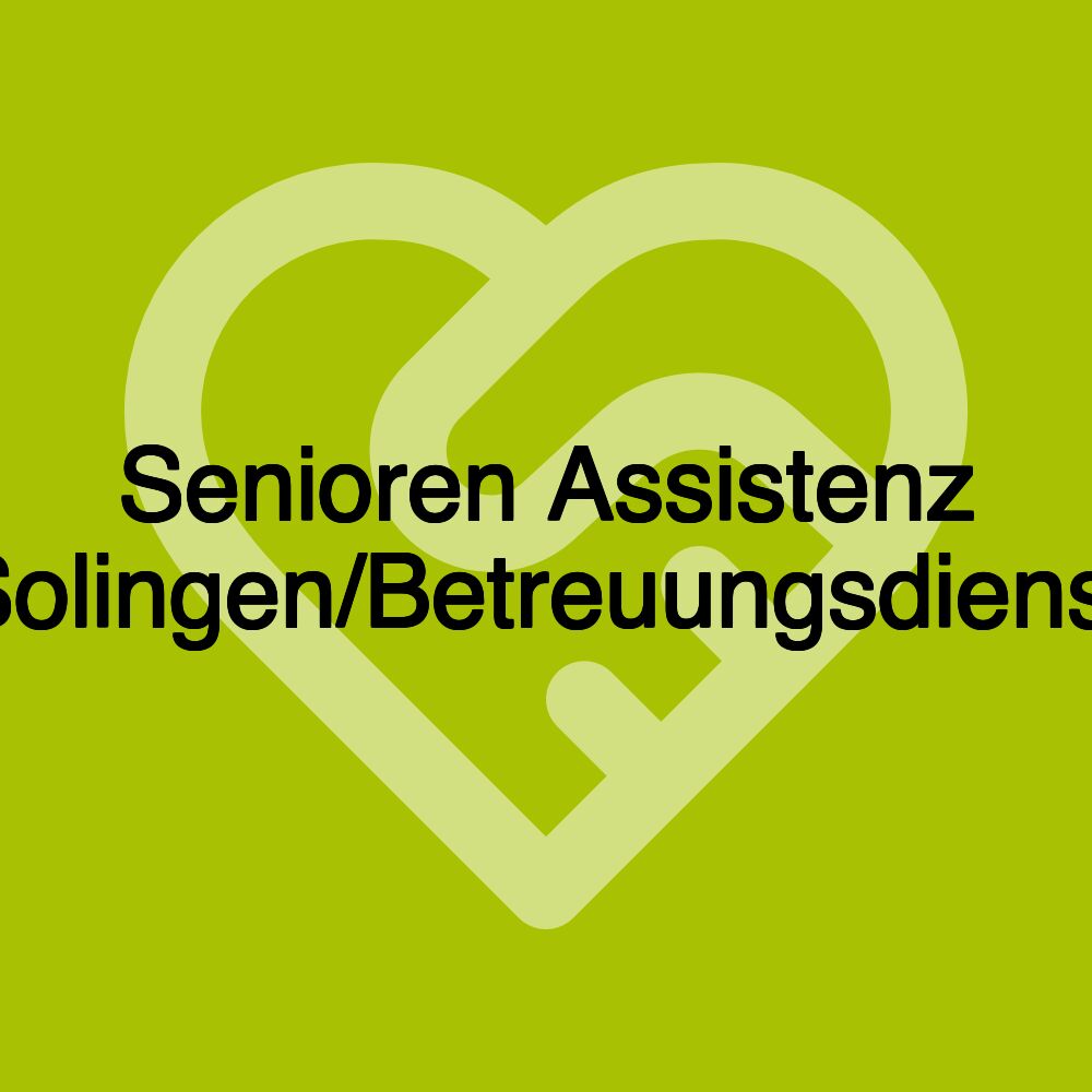 Senioren Assistenz Solingen/Betreuungsdienst