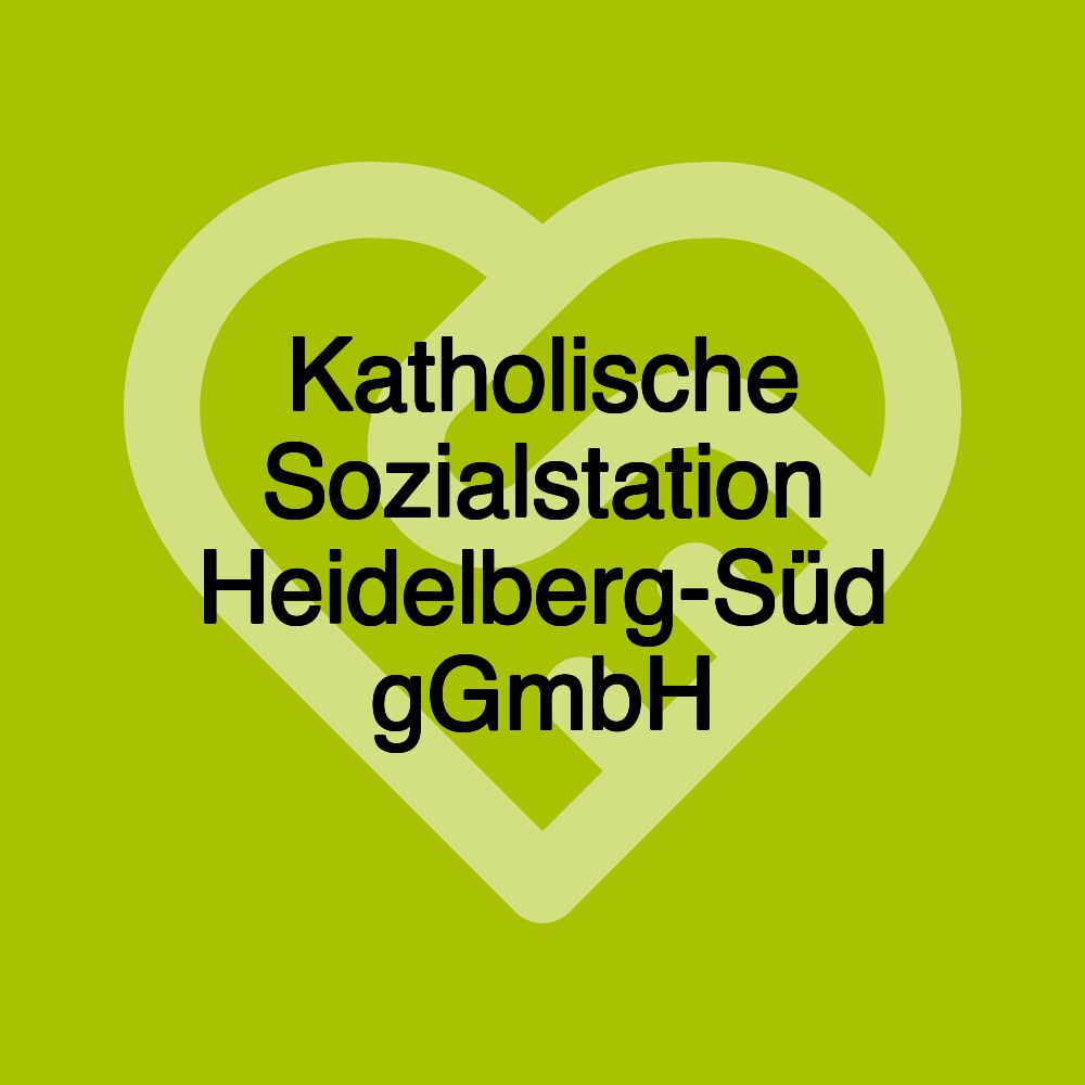 Katholische Sozialstation Heidelberg-Süd gGmbH