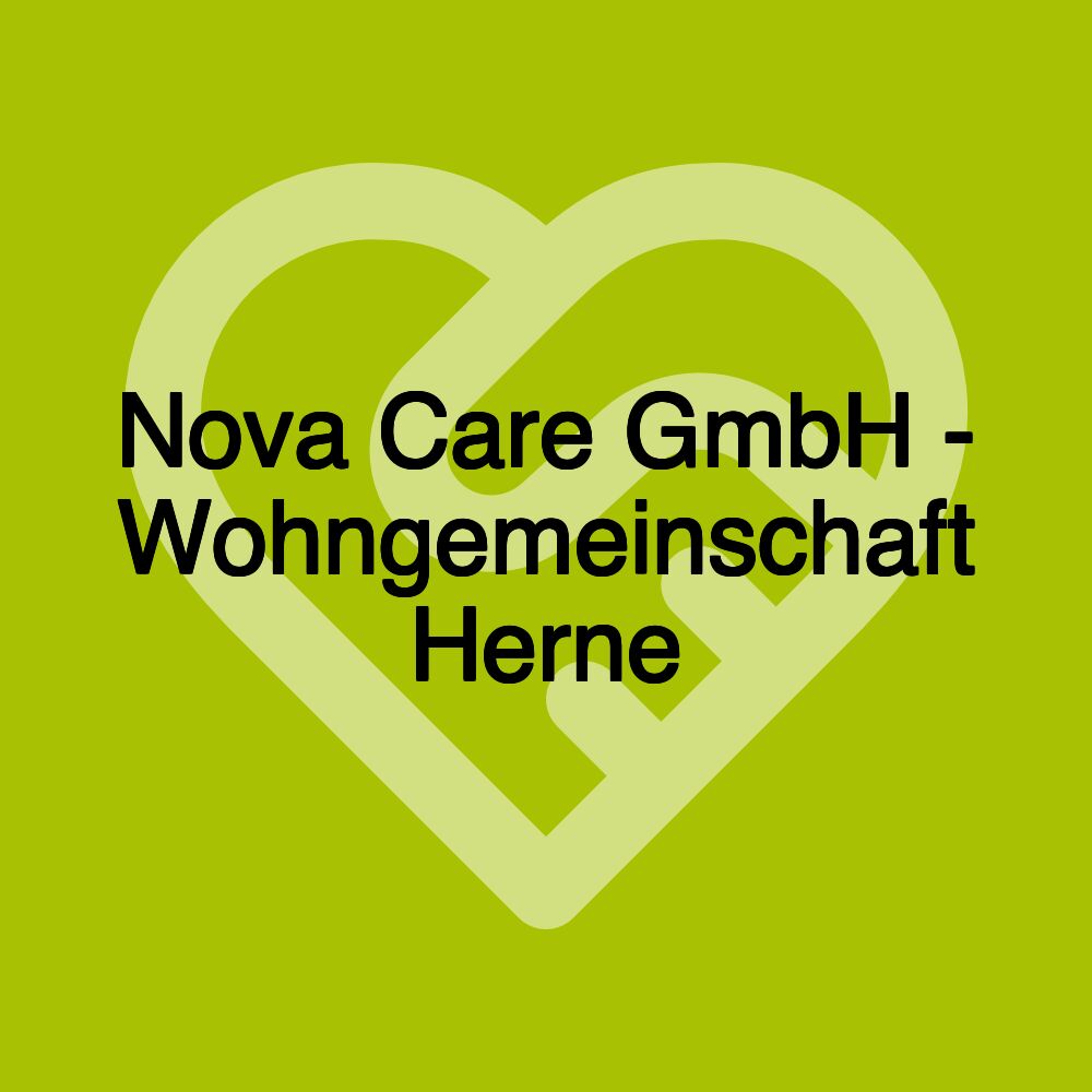 Nova Care GmbH - Wohngemeinschaft Herne