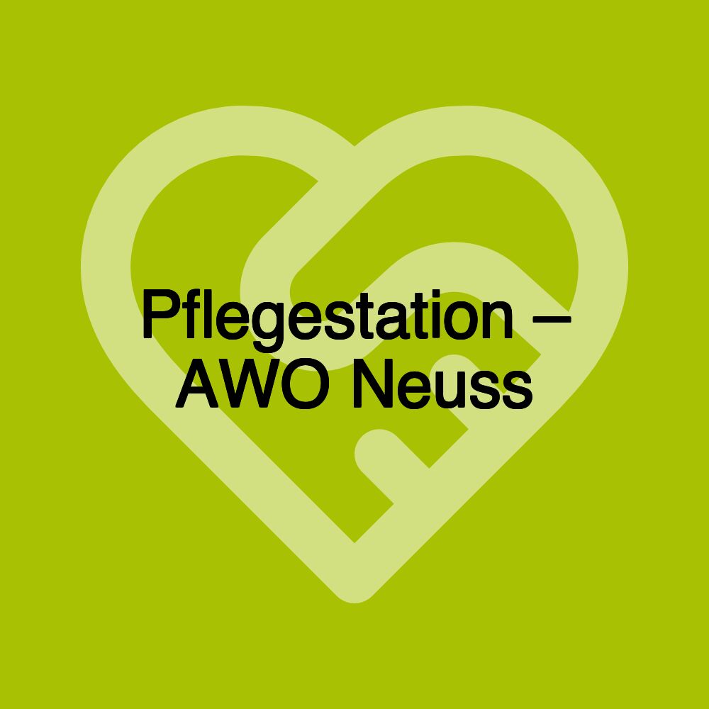 Pflegestation – AWO Neuss