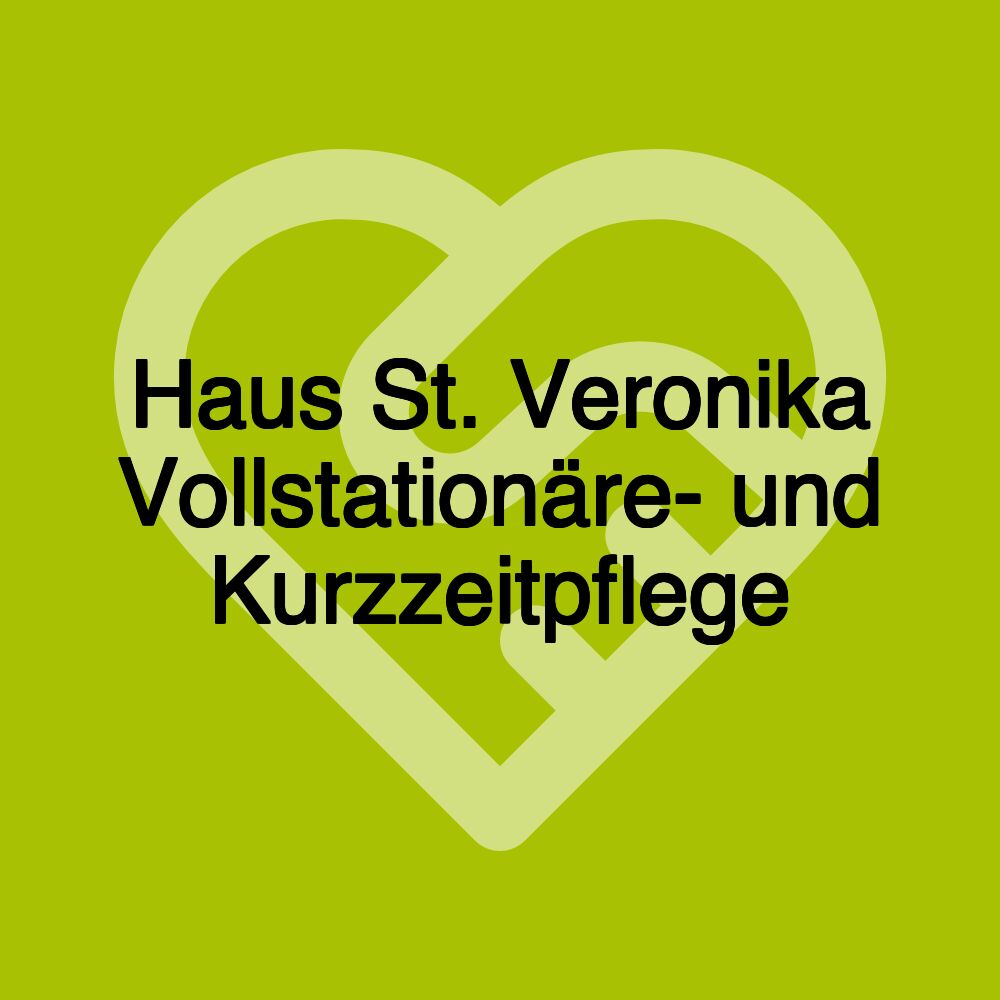 Altenzentrum St. Veronika Kurzzeitpflege