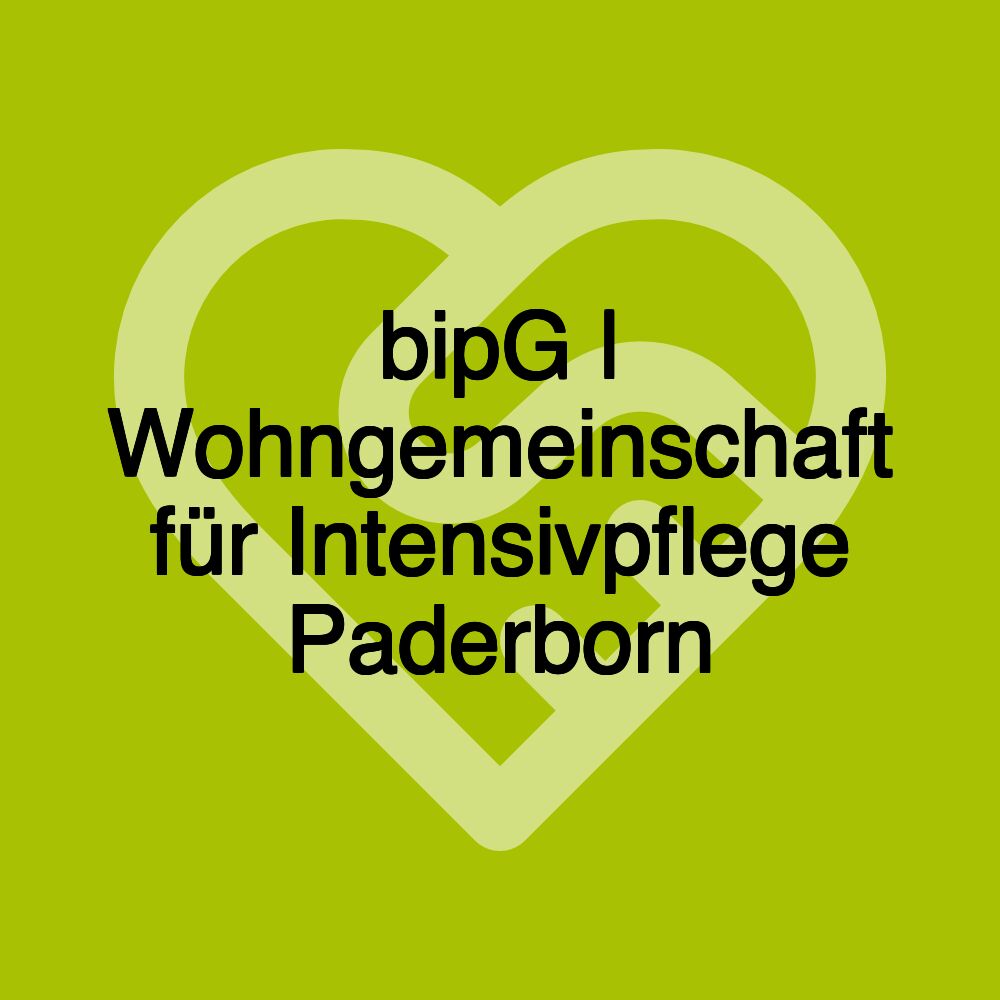 bipG | Wohngemeinschaft für Intensivpflege Paderborn