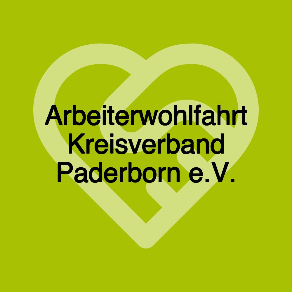 Arbeiterwohlfahrt Kreisverband Paderborn e.V.