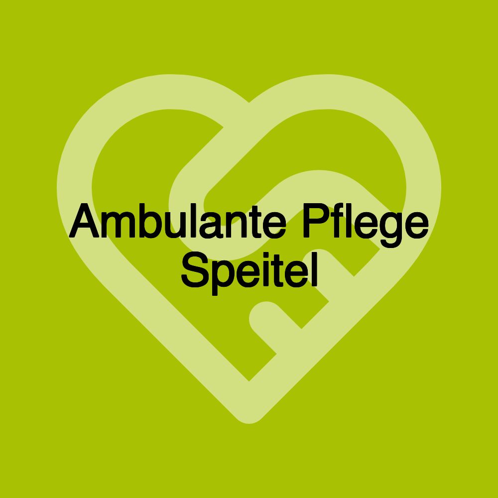 Ambulante Pflege Speitel