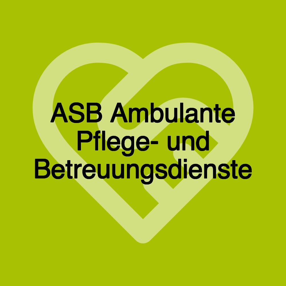 ASB Ambulanter Pflege- und Betreuungsdienst Heilbronn