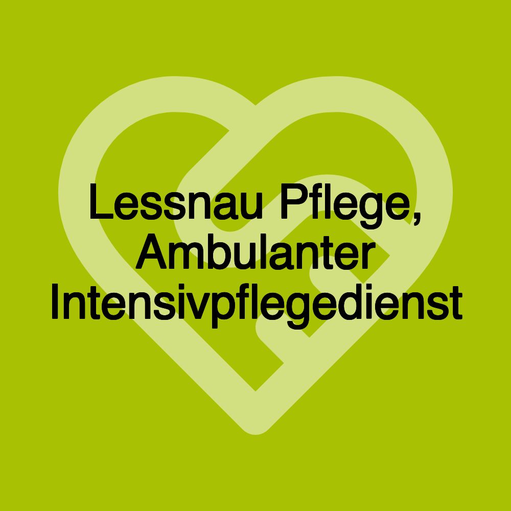 Lessnau Pflege, Ambulanter Intensivpflegedienst