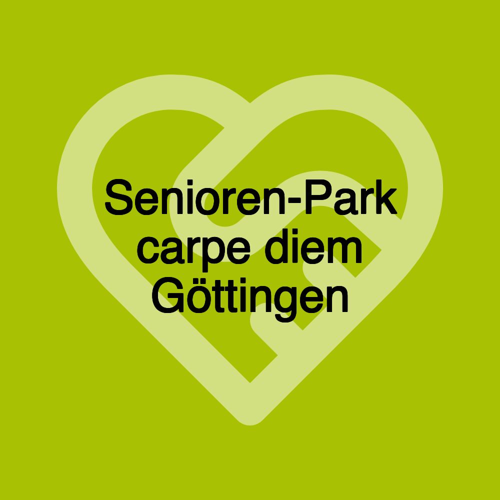 Senioren-Park carpe diem Göttingen