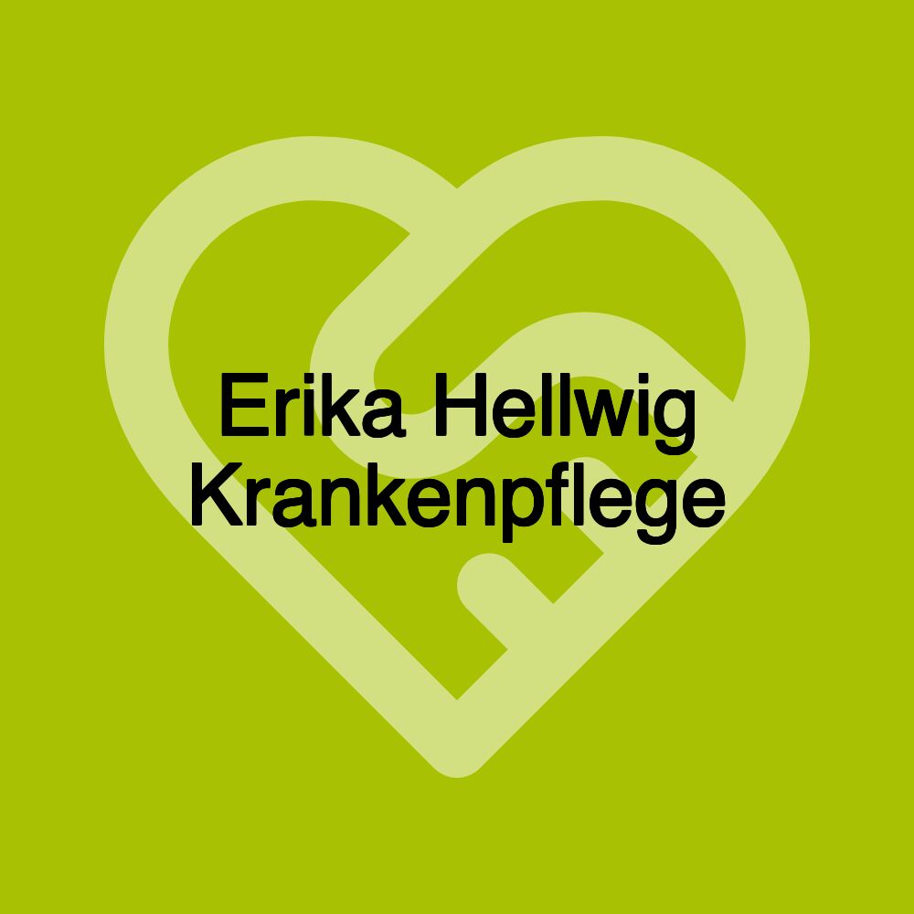 Erika Hellwig Krankenpflege