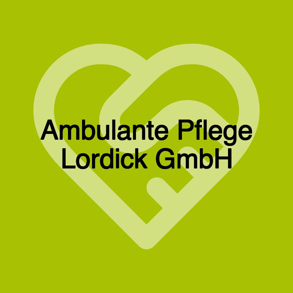 Ambulante Pflege Lordick GmbH