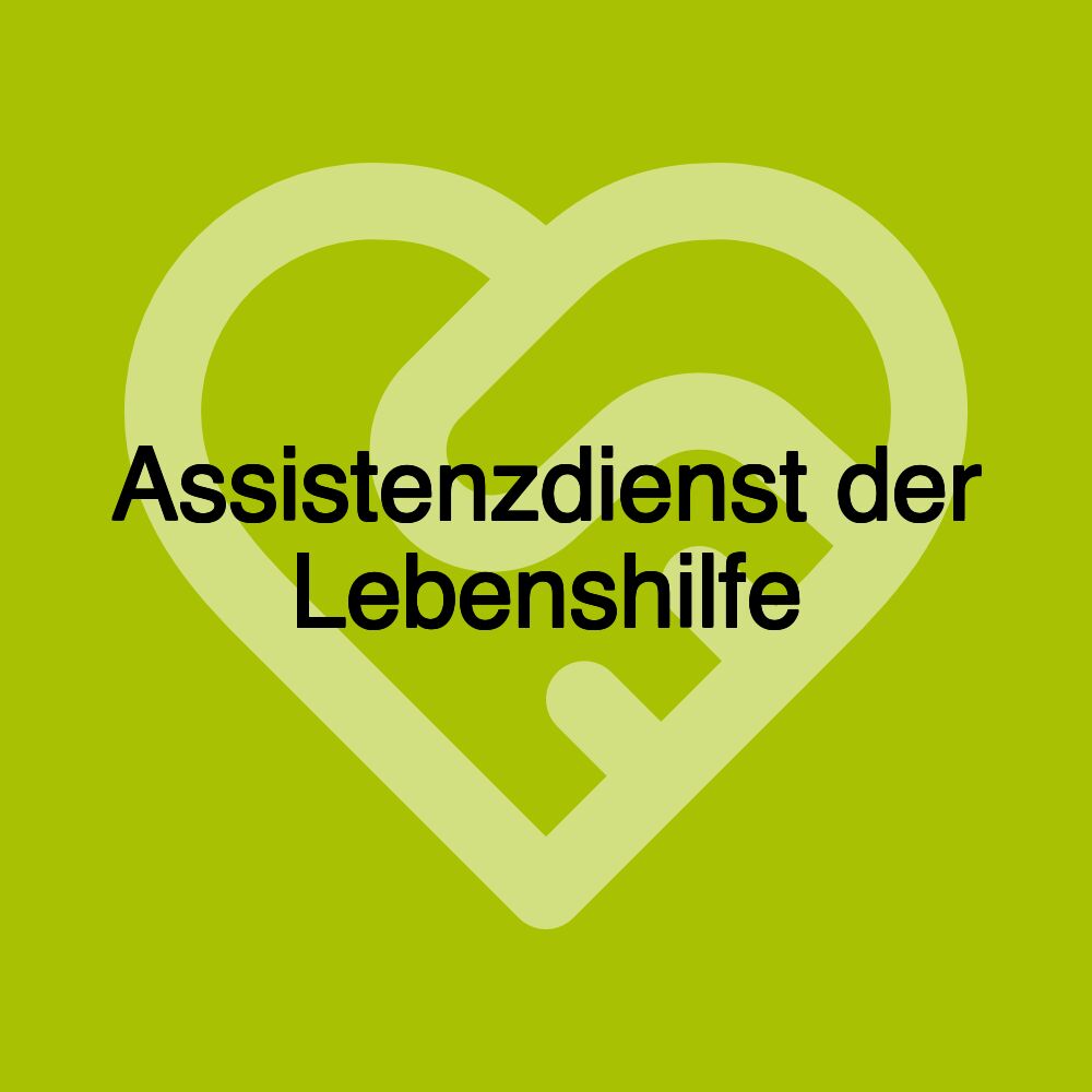 Assistenzdienst der Lebenshilfe