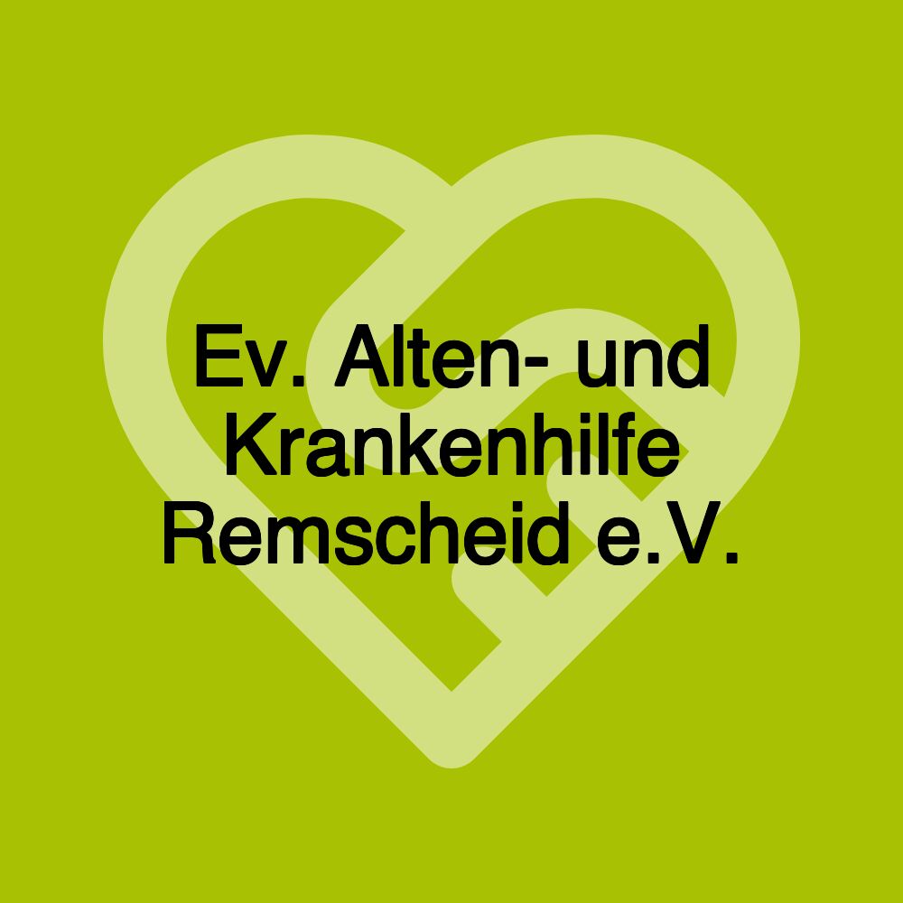 Ev. Alten- und Krankenhilfe Remscheid e.V.