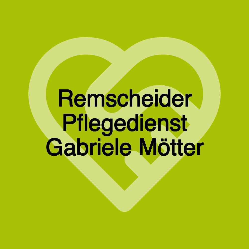 Remscheider Pflegedienst Gabriele Mötter