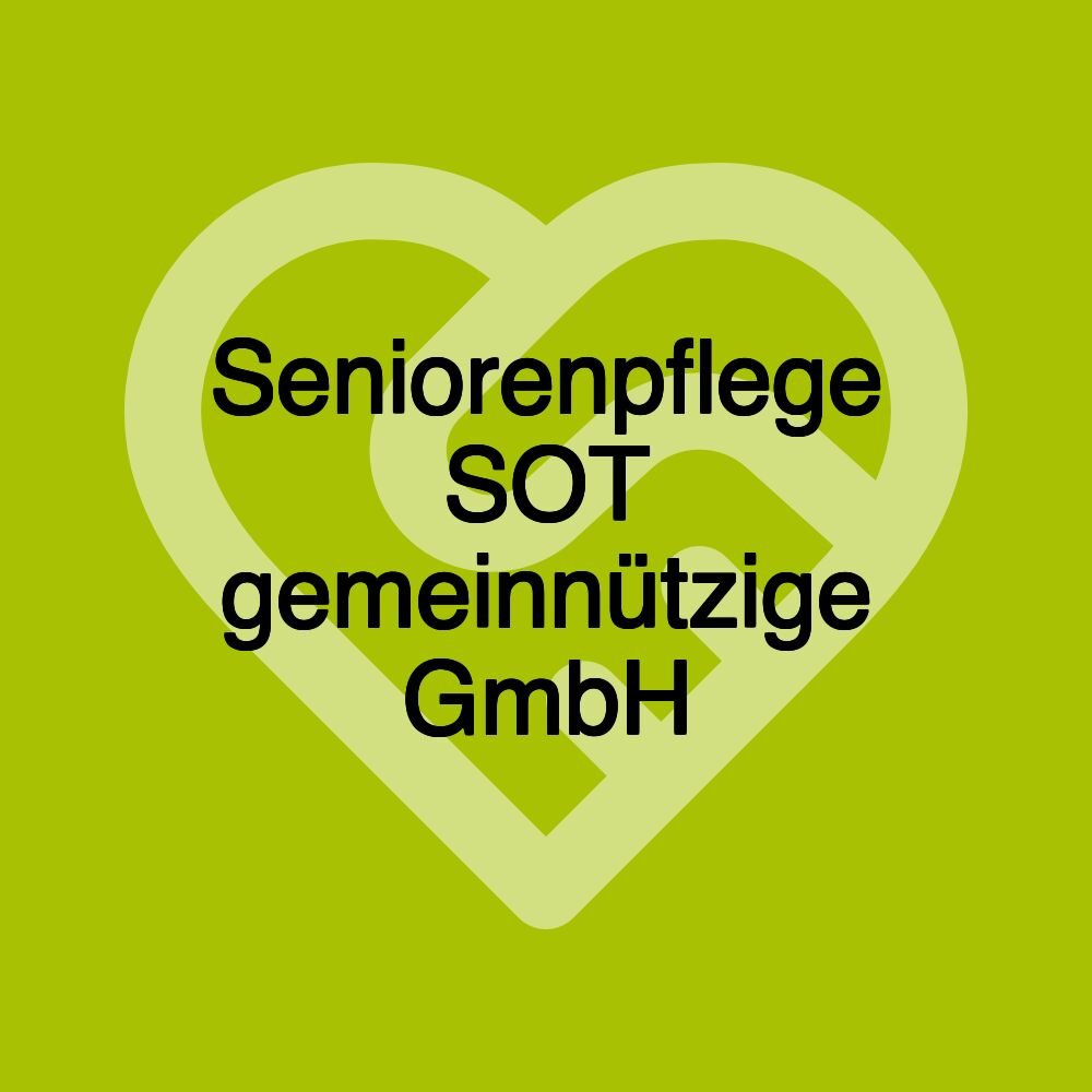 Seniorenpflege SOT gemeinnützige GmbH