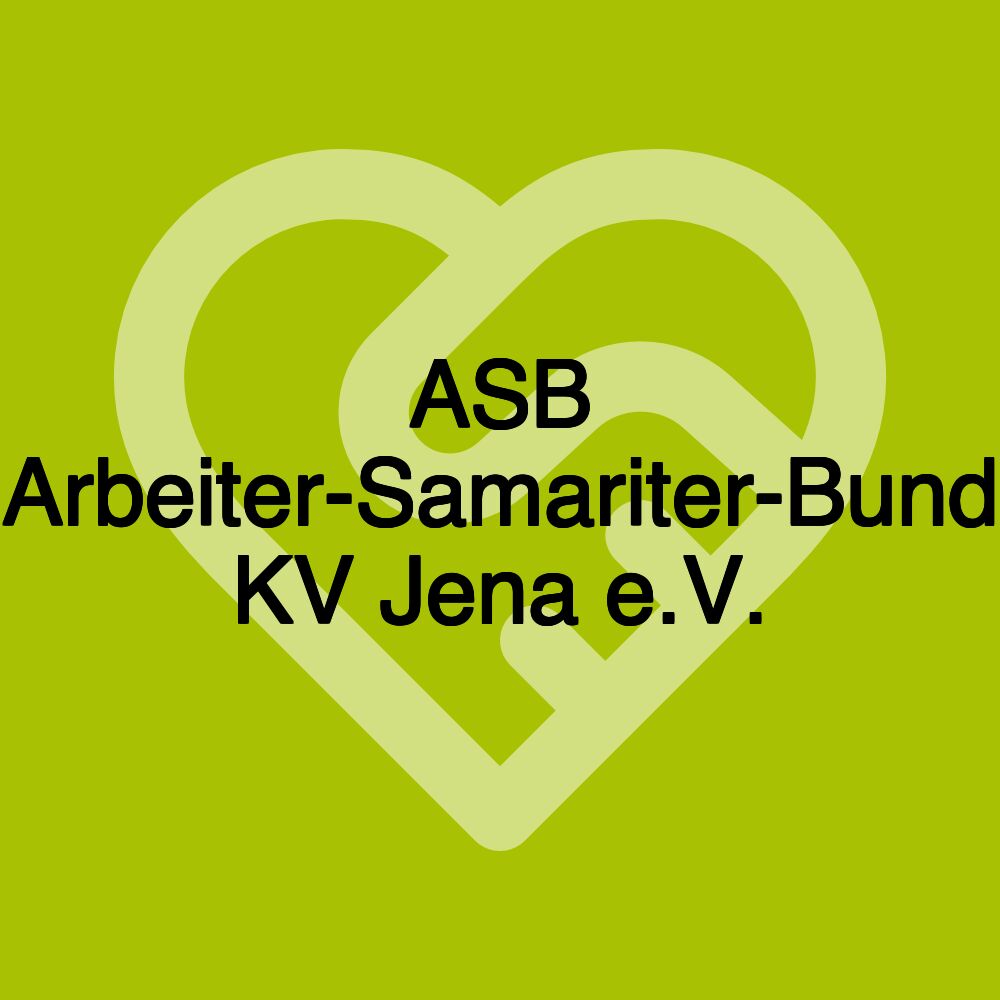 ASB Arbeiter-Samariter-Bund KV Jena e.V.