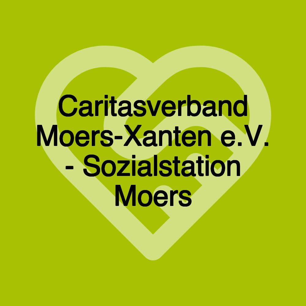 Caritasverband Moers-Xanten e.V. - Sozialstation Moers