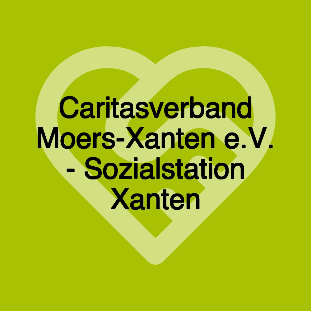 Caritasverband Moers-Xanten e.V. - Sozialstation Xanten