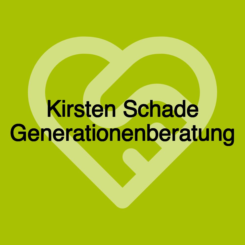 Kirsten Schade Generationenberatung