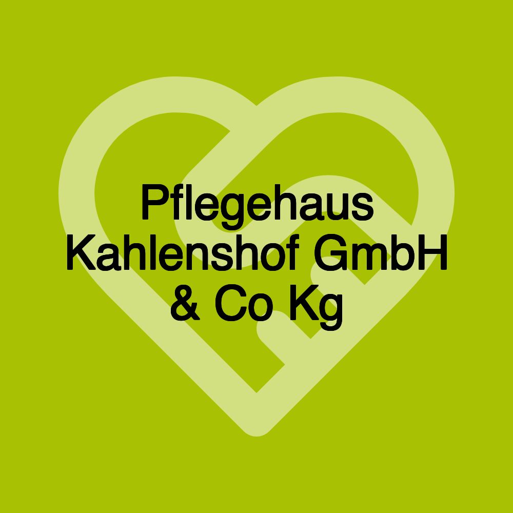 Pflegehaus Kahlenshof GmbH & Co Kg