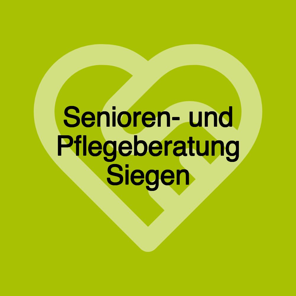 Senioren- und Pflegeberatung Siegen