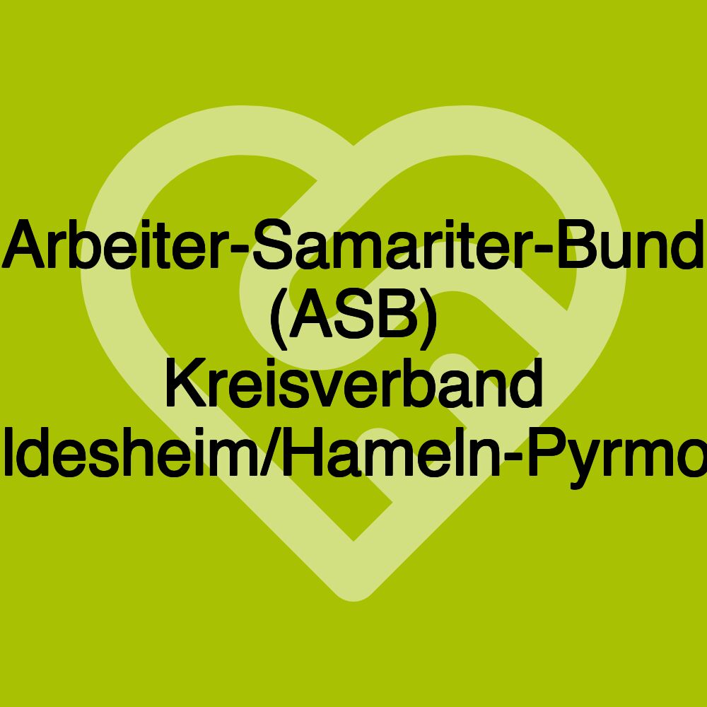 Arbeiter-Samariter-Bund (ASB) Kreisverband Hildesheim/Hameln-Pyrmont