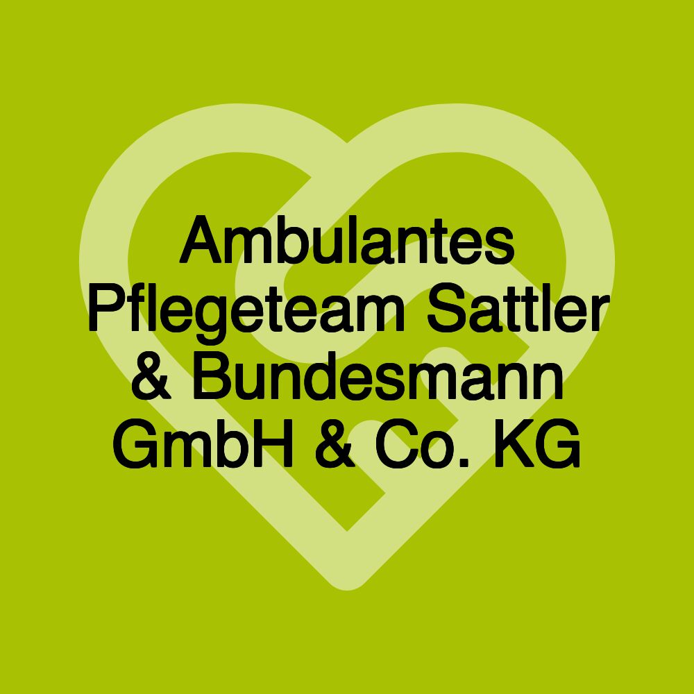 Ambulantes Pflegeteam Sattler & Bundesmann GmbH & Co. KG