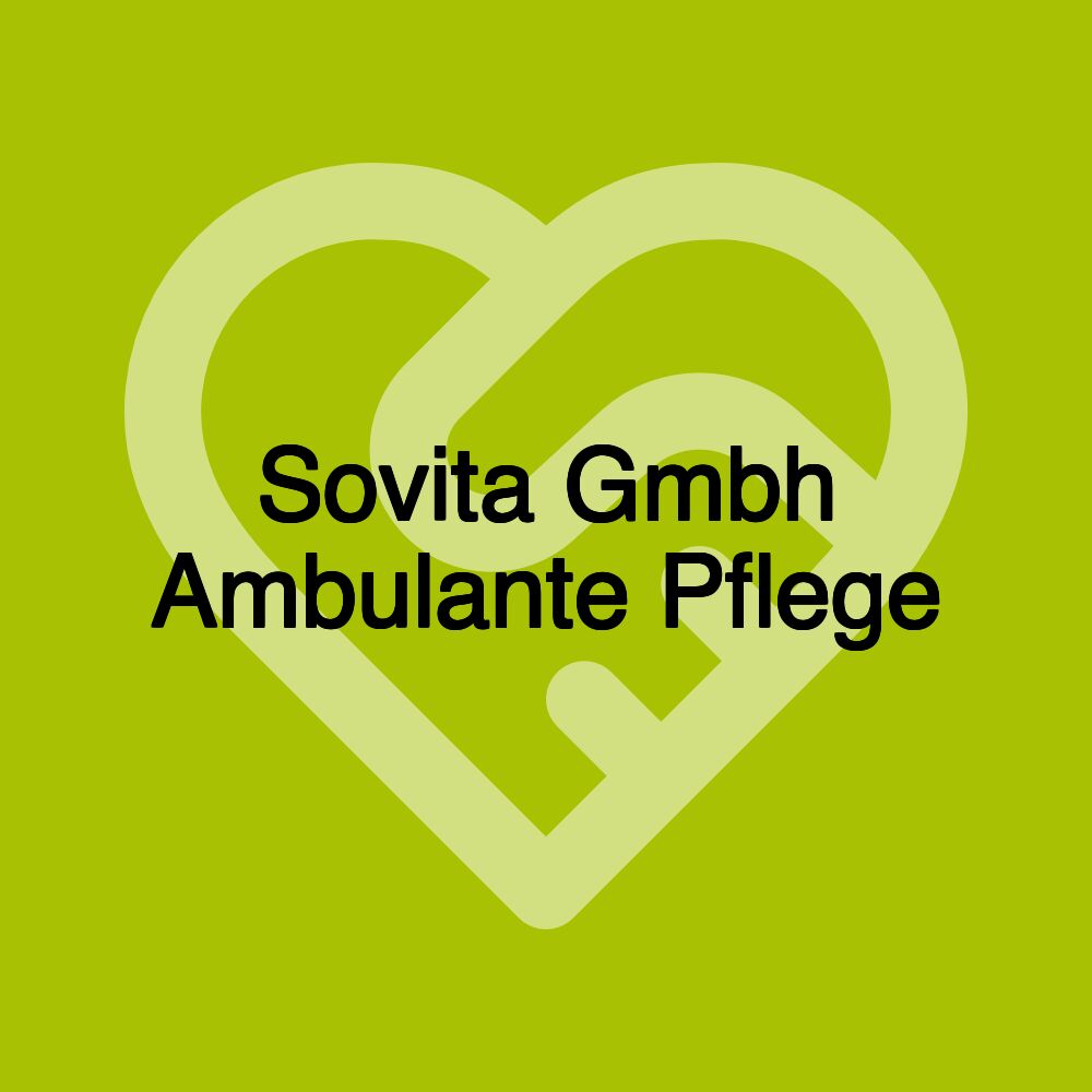 Sovita Gmbh Ambulante Pflege