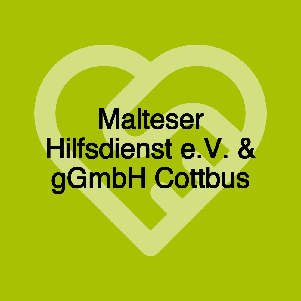 Malteser Hilfsdienst e.V. & gGmbH Cottbus